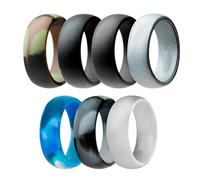 WUUISDNX Anillo de silicona para dedo de estilo de vida activo Anillo de silicona Bandas de boda Premium Diseñado para brindar seguridad y comodidad Anillos, No.12