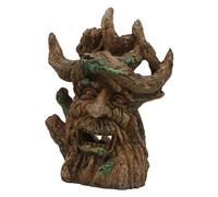 WUUISDNX Decoración Realista para acuarios, casa en el árbol, Cueva Que realza la estética de la pecera con un Rostro Humano único para áreas de baño Mascotas, Accesorios para terrarios, Tronco