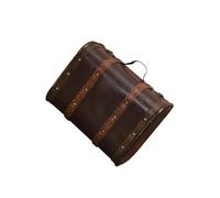 WUUISDNX Encantadora caja de almacenamiento de estilo nostálgico, baúl equipaje retro, decoración para el hogar y la oficina, baúl viaje nostálgico, cofre Para madera, cosméticos estilo antiguo,
