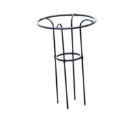 WUUISDNX Enrejado de hierro de primera calidad, soporte vertical para plantas trepadoras, ideal para plantas trepadoras, enrejado vertical tipo paraguas, pepinos resistentes, Negro, 70cm