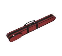 WUUISDNX Estuche compacto para de violín, viola y violonchelo. Amplio espacio para arcos de cuerda sin ser voluminoso ni difícil manejar. Estuche tela Oxford para violín, Rojo, 84x10x7cm