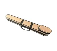 WUUISDNX Estuche para de violín de tela Oxford resistente, ideal para arcos contrabajo y amplio espacio para músicos y profesionales. Estuche para violín, Café, 84x10x7cm