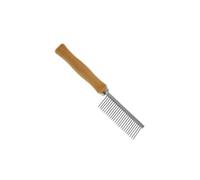 WUUISDNX Herramienta esencial para el cuidado de mascotas: peine de acero inoxidable con púas para perros y gatos. Mantiene el pelo tu mascota sano y desenredante gracias a sus mangos Para madera.