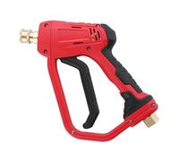 WUUISDNX Hidrolavadora de presión con Doble pulverizador, solución de Limpieza para Coches y Jardines. El Cuerpo la hidrolavadora está Hecho Polipropileno ingeniería, Rojo M22 a 14