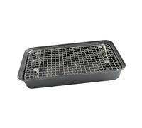 WUUISDNX Inodoro para Conejos pequeño para Montaje en Esquina de Jaula Características Bandeja de Arena para Mascotas Resistente y Duradera Necesidades del Entrenador Inodoro para Orinal Resistente y