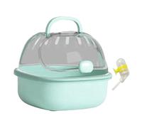 WUUISDNX Jaula espaciosa para hámsteres Enanos, Hurones, erizos y Chinchillas. Diversión al Aire Libre con Mascotas. Jaula de PP. Medidas: 7,87 x 7,09 x 6,30 Pulgadas, Azul, 20x18x16cm