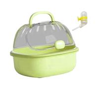 WUUISDNX Jaula espaciosa para hámsteres Enanos, Hurones, erizos y Chinchillas. Diversión al Aire Libre con Mascotas. Jaula de PP. Medidas: 7,87 x 7,09 x 6,30 Pulgadas, Verde, 20x18x16cm