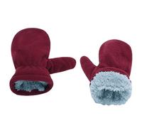 WUUISDNX Juego de manoplas para sombreros, buena resistencia a las arrugas, diseño de doble capa, gorras unisex fáciles de combinar, kits de guantes para niños y niñas, vino rojo