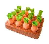 WUUISDNX Juguete de Peluche de Zanahoria para Perros, Rompecabezas enriquecedor Que desarrolla la Inteligencia y Brinda Comodidad y diversión a Mascotas y dueños. Juguete Peluche Zanahoria para