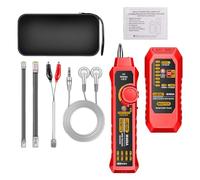 WUUISDNX La función de cabecera del comprobador de Cables Red Ayuda a detectar Problemas señal rápidamente con Pruebas Cables LAN RJ11. Comprobador LAN. Red RJ 45 RJ11.