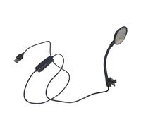 WUUISDNX Lámpara de clip para pecera, iluminación LED ajustable de 360 grados para acuario, lámpara clip con USB, luz decorativa ahorro energía para peceras con USB, decoración ahorro