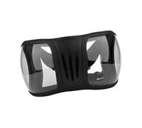 WUUISDNX Las Gafas de equitación a Prueba de Polvo presentan un Aspecto Colorido y vívido y Lentes Protectoras Que protegen los Ojos los Caballos dañinos Rayos UV, Claro y Negro, 15x27cm