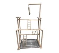 WUUISDNX Parque de Juegos para Loros, Percha de para Madera Resistente, Gimnasio, corralito diseñado para brindar un Entorno Divertido y Seguro para pájaros pequeños. Parque Juegos para pájaros,
