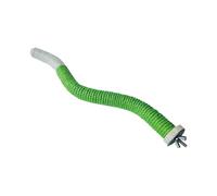 WUUISDNX Percha para pájaros para Loros, Soporte de Rama, Jaula Segura para pájaros, Accesorio para periquitos, Aumenta la interacción Entre pequeños, Percha de Juguete para periquitos, Verde, 28cm