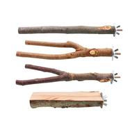 WUUISDNX Percha para pájaros, Soporte para pájaros, Soporte para jaulas de, Ideal para cacatúas, agapornis y periquitos. La Percha para Loros está diseñada para Que los pequeños Amigos se