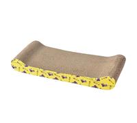 WUUISDNX Rascador para Gatos de cartón Resistente Que Ofrece un Lugar de Descanso Suave y cómodo para Gatos y Gatitos. El rascador Evita Que se dañen los Muebles.