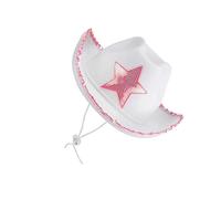 WUUISDNX Sombrero de vaquero con cordón ajustable para el cuello, suministros para cosplay y fiestas de cumpleaños con sombrero princesa. Los sombreros disfraces occidentales son artículos para