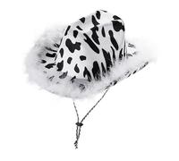 WUUISDNX Sombrero de vaquero para mujeres y niños, accesorio de moda diseñado para un estilo y personalidad únicos. Amplia aplicación: accesorio vestir para pescadores, ala ancha con cordón ajustable.