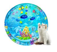 WUUISDNX Tapete de Hielo Multicapa Lleno de Agua para un Verano Fresco, Nido para Gatos y Perros, Almohadilla de Escalada, Juguete de PVC, tapete de Hielo Lleno de Agua, Tipo 100CM+2