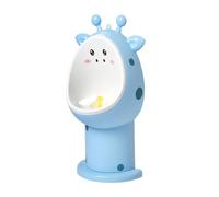 WUUISDNX Urinario de pared para niños pequeños con un bonito animal que fomenta la higiene y el divertido. Orinal de entrenamiento para orinar para niños pequeños, cervatillo azul
