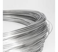 WUUKEPSG 1 Alambre de Acero Semiduro de 10 M, Diámetro 0,2, 0,3, 0,4, 0,5, 0,6 Y 0,8 Mm, Acero Inoxidable 304, Alambre Duro de una Sola Hebra/Color/0.6Mm