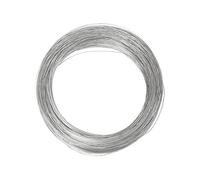 WUUKEPSG 1 Alambre de Acero Semiduro de 10 M, Diámetro: 0,2 Mm, 0,30 Mm, 0,4 Mm, 0,5 Mm, 0,6 Mm Y 0,8 Mm, Acero Inoxidable 304, Alambre Duro de una Sola Hebra/Color/0.5Mm