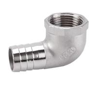 WUUKEPSG 1 Conector de Manguera de 1/4", 3/8", 1/2", 3/4" Y 1" Bspt Hembra X 10 Mm a 32 Mm, Acero Inoxidable 304/ Color/Dn20 * Barb 20Mm