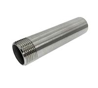 WUUKEPSG 1 Pieza Dn8-Dn50 Bsp, Roscaho, Acero Inoxidable 304, Longitud de 100 Mm a 300 Mm, Conector de Acoplamiento para Tubería Soldada, Paraua, Aceite Y Aire./Dn15/100Mm