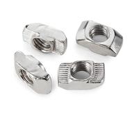 WUUKEPSG 10/20 Tuercas de Martillo en Forma de T M3/M4 M5 M6 M8, Conector de Fijación de Tuerca Deslizante, Ranura de Perfil de Extrusión de Aluminio, Estáneuropeo 20, 30, 40 Y 45/ Color/30 M4 (20Pcs)