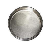 WUUKEPSG 10-200 Mesh 2-0.074Mm Aperture Lab Standard Sifters Shakers Soil Sieve 1Pc Analysis Test Sieve Stainless Steel 10-20Cm/20Cm 90 Mesh