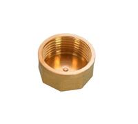 WUUKEPSG 1Pc 1/8" 1/4" 3/8" 1/2" 3/4" 1" Bsp Male/Female Thread Brass Pipe Hex Head Brass End Cap Plug Fitting Coupler Connector Adapter/Female Plug/1/2"