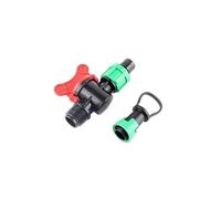 WUUKEPSG 2 a 100 Conectores de Válvula de Roscaho para Cinta de Goteo de 16 Mm, Juntas de Tapa de Manguera para Cinta de Riego de Invernaderos./Vae And End Cap/16Mm_1Set