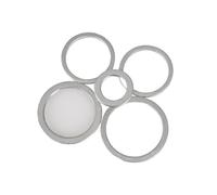 WUUKEPSG 20-100 Arandelas Planas de Aluminio M6 M8 M10 M12 M14 M16 M18 M20 M22, Accesorios Metálicos, Arandelas Espaciadoras de Fijación/100Pcs/M12*18 * 1.5