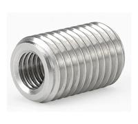 WUUKEPSG 6Pcs Stainless Steel 304 Inside Outside Thread Adapter Length 6Mm Screw Wire Thread Insert Sleeve Conversion Nut M2-M10/Color/Insidem2-Outsidem5