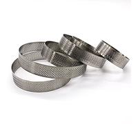 WUUKEPSG Cake Molds Round Stainless Steel Mousse Cake Tart Circle Mold Pizza Dessert Diy Decor Mould Tart Kitchen Baking Tool/70 * 20Mm