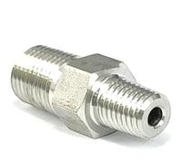WUUKEPSG Conector de Tubería de Acero Inoxidable 304 de 1/16", 1/8", 1/4", 3/8", 1/2", 3/4" Nptho Reductor, Acoplador, 3000 Psi/1Pc/1L4 Inch Npt To 1L2