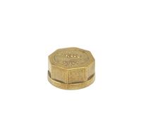 WUUKEPSG Roscaho Dere de 1/8", 1/4", 3/8", 1/2" Y 3/4". Adaptador de Conector para Tubería de Latón con Tapa Hexagonal./Brass Cap/1Pcs_3L8 Bsp