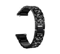 WUURAA 18mm 22mm Mujeres Banda De Moda for Huawei Watch GT6 41mm 46mm Pulsera De Metal for Huawei GT6Pro GT5 GT4 GT3 Correa De Reemplazo(Black,For GT5-GT4 46mm)