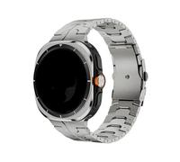 WUURAA Banda de acero inoxidable for Samsung Galaxy Watch Ultra 47 mm Pulsera de titanio for Samsung Galaxy Watch7 Ultra Strap Correa(Titanium,FOR WATCH 7 ULTRA_STAINLESS STEEL)
