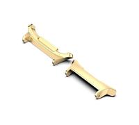 WUURAA Conector de acero inoxidable de 24 mm, 22 mm y 20 mm for correa de 47 mm for Samsung Watch7 Ultra(Golden,24mm)