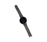 WUURAA Correa de acero inoxidable de 18MM, 20MM y 22mm for Huawei Watch GT5 GT4, correa de reloj Flash for Watch4/3 Pro, pulsera de Metal(Black,22mm)