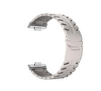 WUURAA Correa de acero inoxidable for Huawei Watch Fit 5 Pro Correa pulsera Metal for Huawei Watch Fit 3 4 accesorios pulsera(Titanium-S,For fit 5 pro)