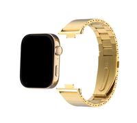 WUURAA Correa de acero inoxidable for Huawei Watch Fit3, Fit4 y Fit4Pro, funda protectora, pulsera y cinturón.(Gold,For Fit3)