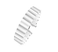 WUURAA Correa de cerámic Metal for Huawei Watch Fit 5 5Pro 4 4Pro 3 pulsera for Huawei Fit5 Band reloj de repuesto for mujer(Silver white,For Fit 5 Pro)