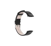 WUURAA Correa de cuero for reloj Fitbit Charge 5/6, repuesto de pulsera for mujer y hombre, correa for reloj Fitbit Charge 6 (Color : Black)