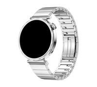 WUURAA Correa de metal de 18mm de desmontaje rápido for Huawei Watch GT6 GT5 GT4 41mm GT5Pro 42mm, repuesto de acero inoxidable for mujer(Silver,For GT4 41mm)