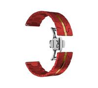 WUURAA Correa de Metal de 22mm, for Huawei Watch GT5 46mm pulsera de negocios de, correa de reloj for Huawei Watch GT4 de 46mm GT3 GT2e GT de 46mm(Red Gold,For GT5 46mm)