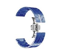 WUURAA Correa de Metal de 22mm, for Huawei Watch GT5 46mm pulsera de negocios de, correa de reloj for Huawei Watch GT4 de 46mm GT3 GT2e GT de 46mm(Blue,For GT5 46mm)