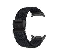 WUURAA Correa de nailon for Samsung Galaxy Watch 7 Ultra de 47 mm. Reemplazo de correa for GALAXY ULTRA. Accesorio de pulsera deportiva trenzada.(BInk black)