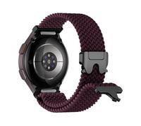WUURAA Correa de nailon transpirable for Samsung Watch 7, 6, 5, 4, 40, 44mm, 5 Pro, 45mm, FE, 6 Classic, 43, 47 mm, 4 Classic, 42, 46mm, pulsera deportiva.(Deep purple,For Galaxy 7/6/5/4 44 40mm)
